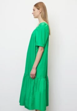 Marc O'Polo BOHEMIAN MIDI STYLE, GATHERINGS, CARREE NECKLINE - Freizeitkleid - Vivid Green -Marc OPolo Geschaft 32f7bb36510c4b5abff335b082eae32b