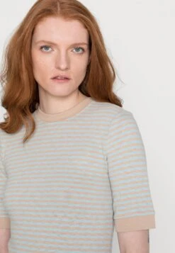 Marc O'Polo DENIM MODERN HALFSLEEVE SLIM FIT STRIPED - T-Shirt Print - Multi/misty Maze -Marc OPolo Geschaft 335ff2a11b9e46898497a6e08e44db22