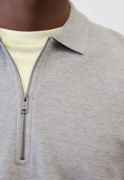 Marc O'Polo REGULAR MIT FEINER-STRUKTUR - Poloshirt - Silver Gray Melange -Marc OPolo Geschaft 3494b374e7fc49c4ae26118f6ac736bb