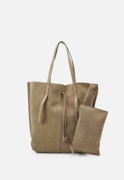 Marc O'Polo SILJA SET - Shopping Bag - Dusty Earth
