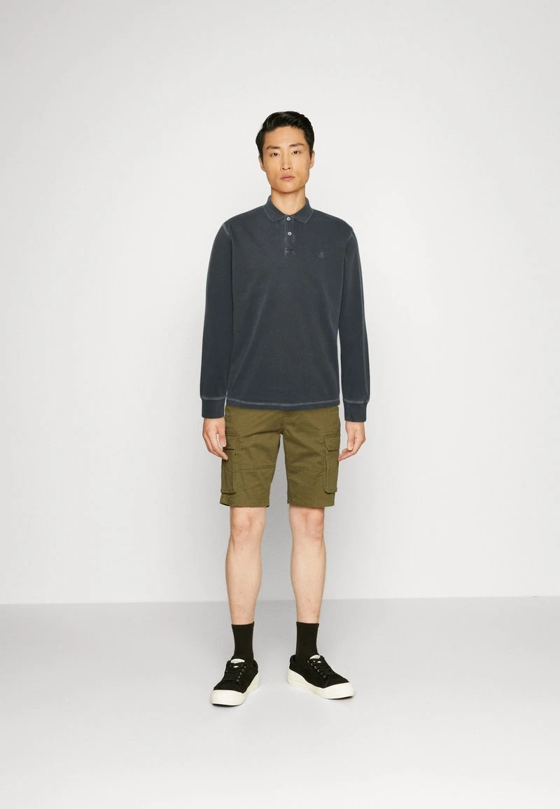 Marc O'Polo LONG SLEEVE FLATLOCK DETAILS - Poloshirt - Dark Navy 4 Marc O'Polo LONG SLEEVE FLATLOCK DETAILS - Poloshirt - Dark Navy – Bild 2