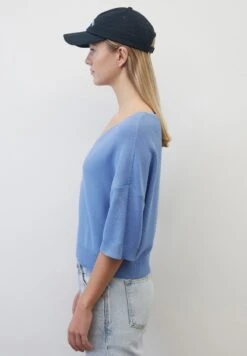 Marc O'Polo DENIM MIT V-AUSSCHNITT - Strickpullover - Soft Sky Blue -Marc OPolo Geschaft 371423de2dce428d86be4a04f92c3ee5
