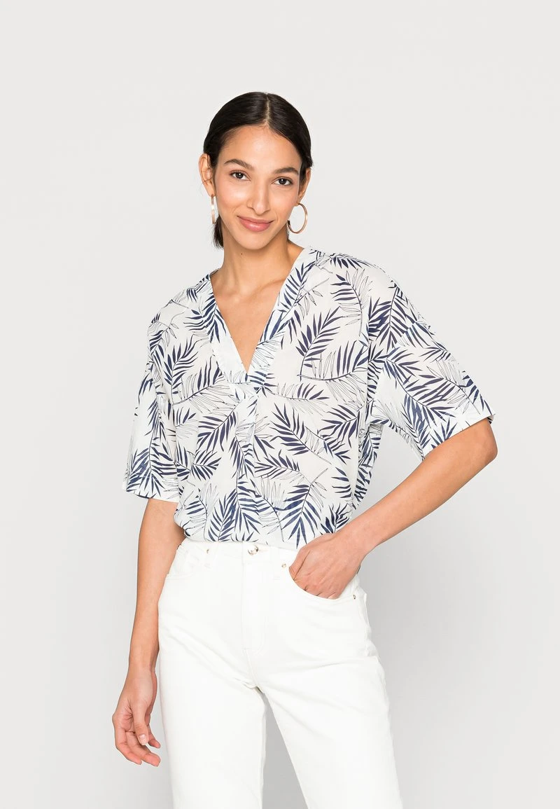 Marc O'Polo BLOUSE SLEEVE DEEP V NECK PRINTED - Bluse - Multi 3 Marc O'Polo BLOUSE SLEEVE DEEP V NECK PRINTED - Bluse - Multi