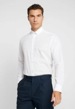 Marc O'Polo FINE BEDFORD GARMENT DYED - Hemd - White
