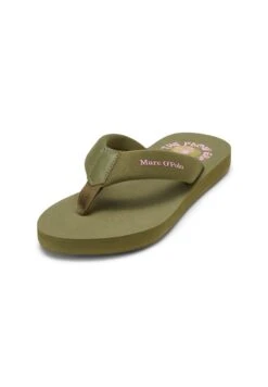 Marc O'Polo MIT WEICH GEOLSTERTEM RIE - Zehentrenner - Khaki -Marc OPolo Geschaft 3906c619b79742068240f612af6da39a