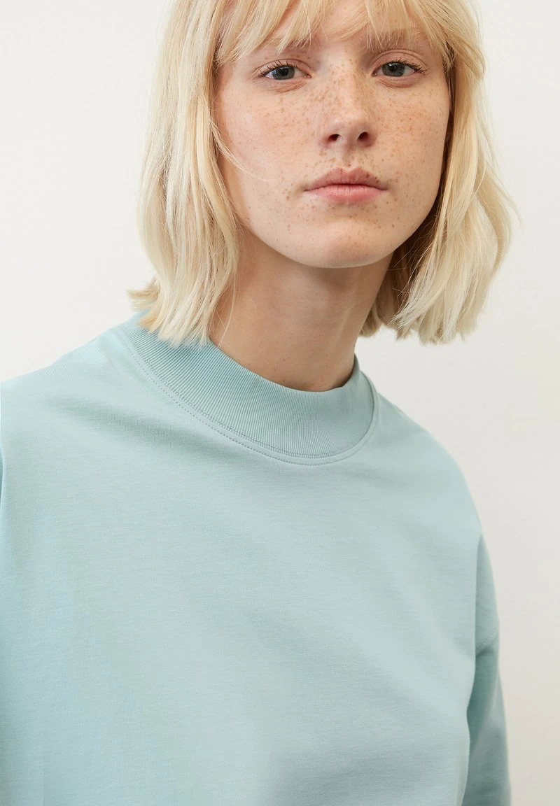 Marc O'Polo BOYFRIEND WIDE - T-Shirt Basic - Frozen Blue 5 Marc O'Polo BOYFRIEND WIDE - T-Shirt Basic - Frozen Blue – Bild 3