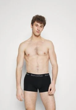 Marc O'Polo 3 PACK - Panties - Black/navy/grey Melange -Marc OPolo Geschaft 3bb9c97786ff4f6e996d8f6f34aff687