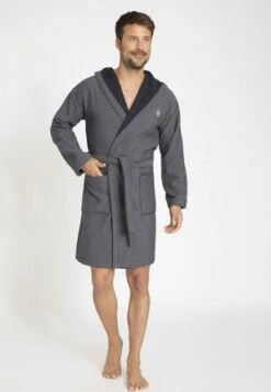 Marc O'Polo Bademantel - Grey / White -Marc OPolo Geschaft 3bcdbbff733f4381ad238a462b50bfb9 2