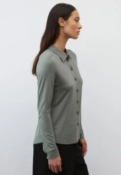 Marc O'Polo REGULAR - Hemdbluse - Deep Lake Green -Marc OPolo Geschaft 3c86f0c6e3e94867bf5426667a63d12a