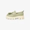 Marc O'Polo BULKY MIT QUASTE - Slipper - Light Olive