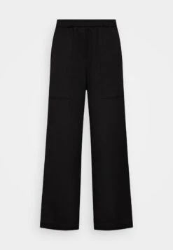 Marc O'Polo PANTS FLUENT TRACK PANTS JOGGING STYLE WIDE LEG - Jogginghose - Black -Marc OPolo Geschaft 3cd94324af05438f86ca4370337c321d