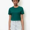 Marc O'Polo DENIM RUNDHALS MIT STRUKTUR AUS - T-Shirt Basic - Green -Marc OPolo Geschaft 3cf8101cbca540c68dc11b345230ec68