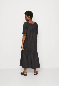 Marc O'Polo BOHEMIAN MIDI STYLE, GATHERINGS, CARREE NECKLINE - Freizeitkleid - Black -Marc OPolo Geschaft 3e6c004222ae4ea79c4e8323d96c6608