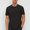 Marc O'Polo AUS HOCHWERTIGER - T-Shirt Basic - Black