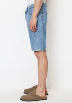 Marc O'Polo HAMAR - Jeans Shorts - Mid Blue Salt'n Pepper Wash -Marc OPolo Geschaft 41f35f3f768749509ef1998673ddbb3d