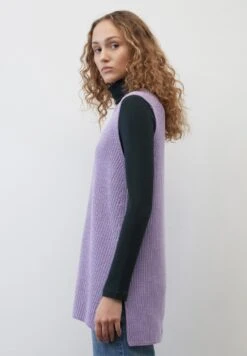 Marc O'Polo ÄRMELLOSER AUS HEAVY WEIGHT - Strickpullover - Sunbleached Purple -Marc OPolo Geschaft 43fcd47791a94da289613553ef780220