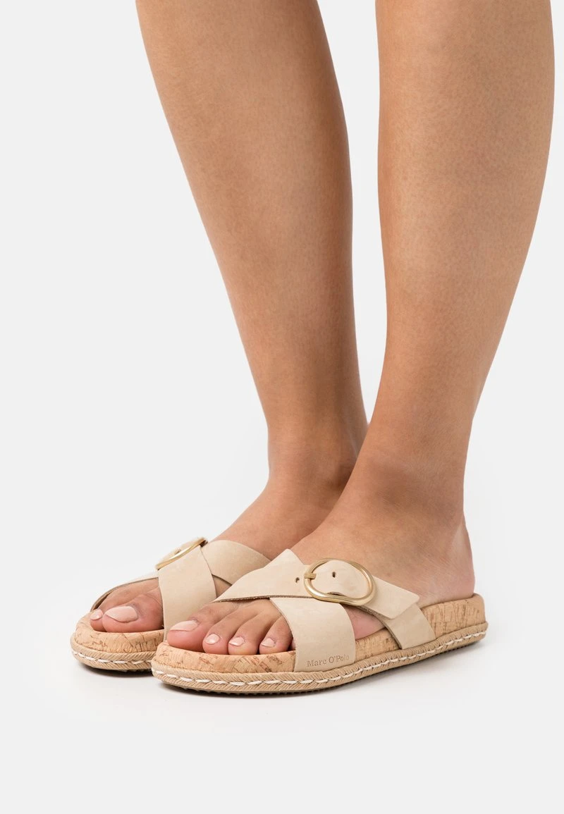 Marc O'Polo KIARA - Pantolette Flach - Sand 3 Marc O'Polo KIARA - Pantolette Flach - Sand