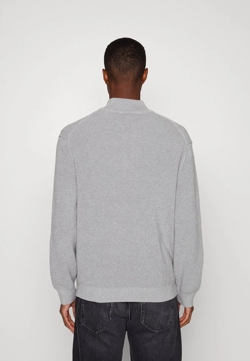 Marc O'Polo DENIM LONG SLEEVE TROYER COLLAR - Strickpullover - Mid Grey 5 Marc O'Polo DENIM LONG SLEEVE TROYER COLLAR - Strickpullover - Mid Grey – Bild 3