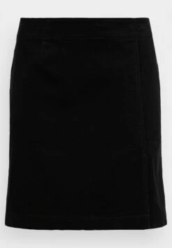 Marc O'Polo SKIRT EASY SHAPE WITH CUTLINE PLEAT DETAIL, SHORT LENGTH - A-Linien-Rock - Black -Marc OPolo Geschaft 44ed6af41bd44d8aa3e6ef5a6dc41664