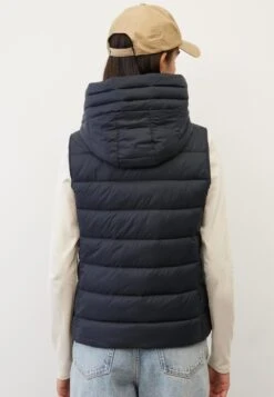 Marc O'Polo RECYCLED, FIXED, ZIP POCKETS, DRAWSTRING - Weste - Deep Blue Sea -Marc OPolo Geschaft 45f615105418477ea9ca909de4cf244f