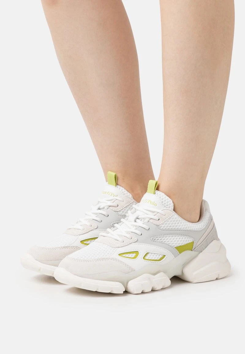 Marc O'Polo JULIA - Sneaker Low - White/lime Green 3 Marc O'Polo JULIA - Sneaker Low - White/lime Green