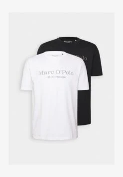 Marc O'Polo BASED ON 2 PACK - T-Shirt Print - Dark Blue/white -Marc OPolo Geschaft 47a7ab2e3ab246ac93097955f3a04ea6 1