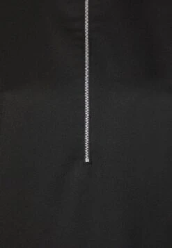 Marc O'Polo ZIP-UP NECKLINE STRAIGHT FIT LONG SLEEVE - Freizeitkleid - Black -Marc OPolo Geschaft 47eedeaf57cc4cc086bc98c690098521