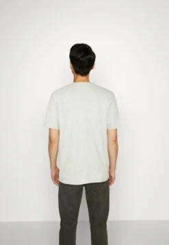 Marc O'Polo DENIM LOGO ON CHEST 2 PACK - T-Shirt Basic - Black/grey Melange -Marc OPolo Geschaft 482dd9b7adbe4d599fbfea1f8b30faf7