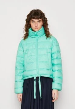 Marc O'Polo JACKET STAND UP COLLAR DRAWSTRING HEM - Winterjacke - Mint Sorbet