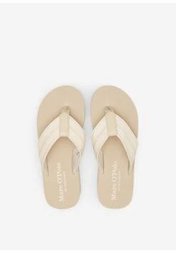 Marc O'Polo PLATEAU MIT STREIFEN - Zehentrenner - Sand -Marc OPolo Geschaft 4960999f37fe442c969f187a34390e8c