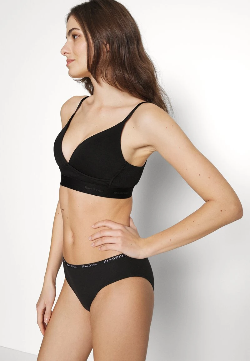 Marc O'Polo ICONIC RIB WIRELESS PADDED BRA - T-Shirt BH - Black 6 Marc O'Polo ICONIC RIB WIRELESS PADDED BRA - T-Shirt BH - Black – Bild 4