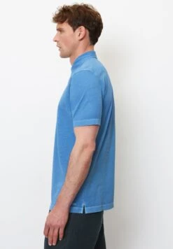 Marc O'Polo SHORT SLEEVE LOGO ARTWORK AT CHEST STRAIGHT - Poloshirt - Azur Blue -Marc OPolo Geschaft 4c34a9364ec44719ae504d0dd388530d