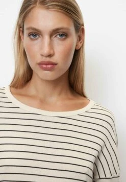 Marc O'Polo LANGARM - Nachthemd - Stripes White Navy -Marc OPolo Geschaft 4c9a1814f28d4584a201c94395cbc1fe