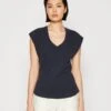 Marc O'Polo SHORT SLEEVE V NECK - T-Shirt Basic - Deep Blue Sea -Marc OPolo Geschaft 4dd3d5fa6bdc48a29bdbcf52cab54df8