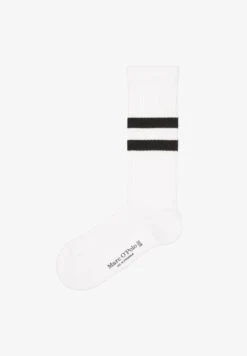 Marc O'Polo MIT SPORTIVEN STREIFEN - Socken - White Blue -Marc OPolo Geschaft 4e08cfb1cfb9489fb6f11adbbcda96fe