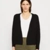 Marc O'Polo DENIM OPEN CARDIGAN WITH RAGLAN SLEEVE - Strickjacke - Black -Marc OPolo Geschaft 4e43b192530f49519991efc5ca57895a