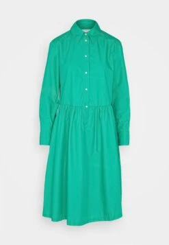 Marc O'Polo DRESS SHIRT STYLE FEMININE GATHERING MODERN DETAILS - Blusenkleid - Vivid Green -Marc OPolo Geschaft 4e5ccec4883a4817bef19ddaa8c584b2