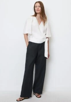 Marc O'Polo MIT MATERIAL-MIX-CHARAKTER - Bluse - White -Marc OPolo Geschaft 4e69cd1e66564a588eebdefb50c0af91