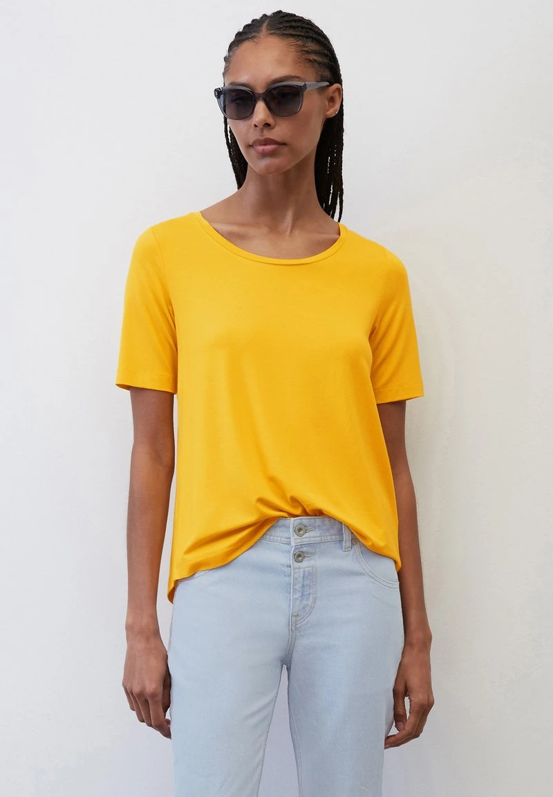 Marc O'Polo RUNDHALS- REGULAR - T-Shirt Basic - Morning Sun 3 Marc O'Polo RUNDHALS- REGULAR - T-Shirt Basic - Morning Sun