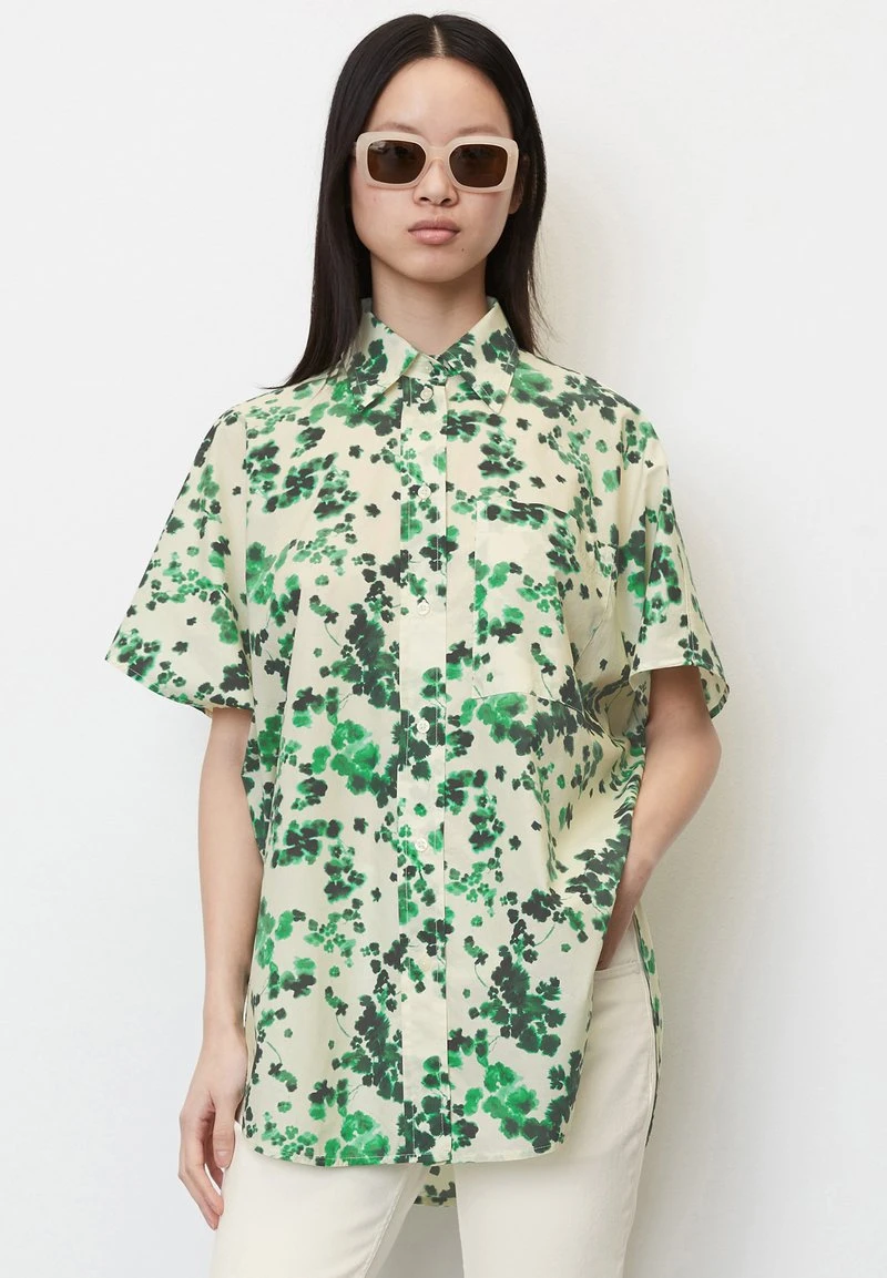 Marc O'Polo WEITE MIT CAPE-CHARAKTER AUS PAPERTOUCH-POPELL - Hemdbluse - Multi 3 Marc O'Polo WEITE MIT CAPE-CHARAKTER AUS PAPERTOUCH-POPELL - Hemdbluse - Multi