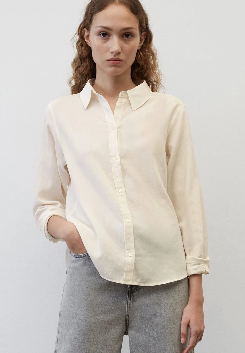 Marc O'Polo SLIM-FIT - Hemdbluse - White Cotton 8 Marc O'Polo SLIM-FIT - Hemdbluse - White Cotton – Bild 6