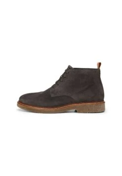 Marc O'Polo DESERT - Lace-up Ankle Boots - Dark Graphite
