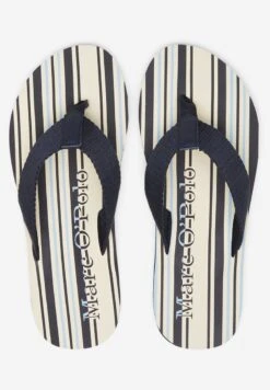 Marc O'Polo ZEHENTRENNER-BEACH STREIFEN-DESSIN - Zehentrenner - Navy -Marc OPolo Geschaft 56374112249c4600bd1f793201704d38
