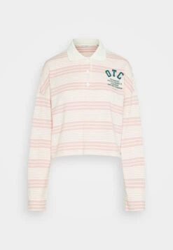 Marc O'Polo DENIM LONG SLEEVE STRIPED PLACED PRINT - Poloshirt - Multi/matte Rose -Marc OPolo Geschaft 56ba3858aa1540e7bb3dce93f7f5ab53