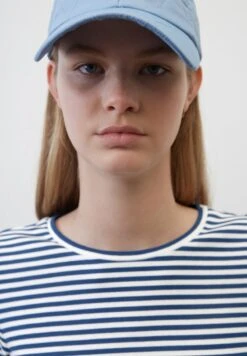 Marc O'Polo DENIM STREIFEN-SLIM AUS STRETCHIGEM - Langarmshirt - Blue -Marc OPolo Geschaft 5780f99b4eb24114ae9a40217cf3b1d2