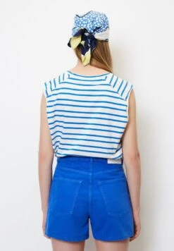 Marc O'Polo DENIM ÄRMELLOSES STREIFEN LOOSE - T-Shirt Print - Multi Mediterranean Blue -Marc OPolo Geschaft 58a99d6b8841464f91be2084e44f3522