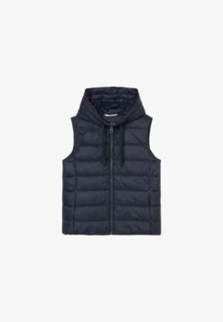 Marc O'Polo RECYCLED, FIXED, ZIP POCKETS, DRAWSTRING - Weste - Deep Blue Sea -Marc OPolo Geschaft 5942cf9b9721449797bfed04d665001d