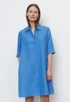 Marc O'Polo MIT HOHEN SAUM-SCHLITZEN - Blusenkleid - Summer Sky