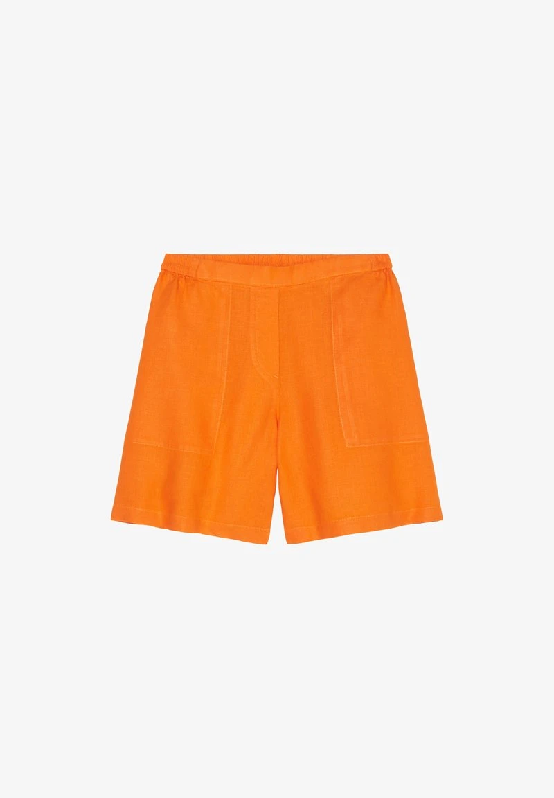 Marc O'Polo HIGH WAISTMIT TEIL-ELASTISCHEM BUND - Shorts - Marigold Orange 8 Marc O'Polo HIGH WAISTMIT TEIL-ELASTISCHEM BUND - Shorts - Marigold Orange – Bild 6