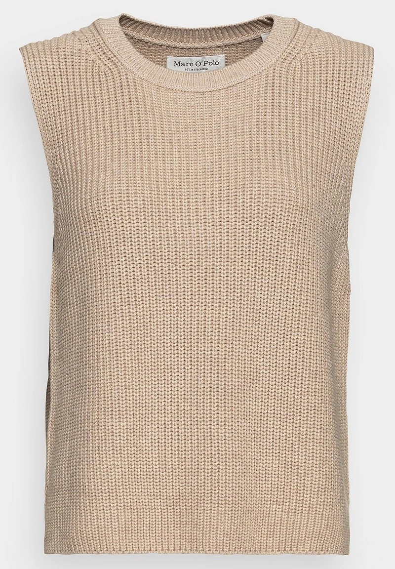 Marc O'Polo PULLUNDER SLEEVELES ROUND NECK - Strickpullover - Frosty Sand Melange 8 Marc O'Polo PULLUNDER SLEEVELES ROUND NECK - Strickpullover - Frosty Sand Melange – Bild 6